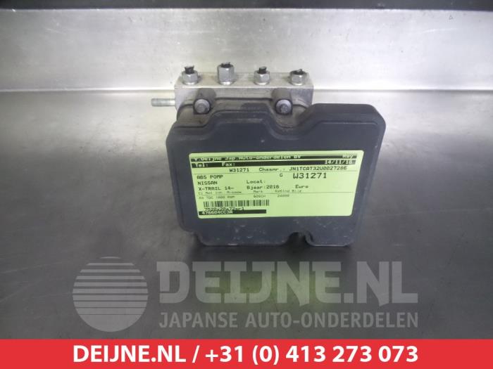 Gebruikte ABS Pomp Nissan X-Trail (T32) 1.6 Energy dCi Prijs € 150,00 Margeregeling aangeboden door V.Deijne Jap.Auto-onderdelen BV