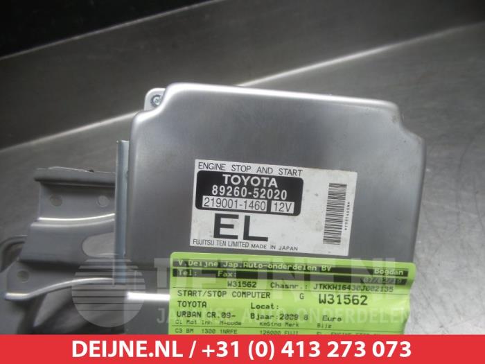 Start/Stop computer van een Toyota Urban Cruiser 1.33 Dual VVT-I 16V 2WD 2009