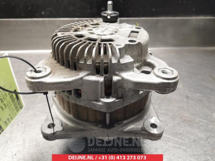 Gebruikte Dynamo Nissan Juke (F15) 1.2 DIG-T 16V Prijs € 50,00 Margeregeling aangeboden door V.Deijne Jap.Auto-onderdelen BV