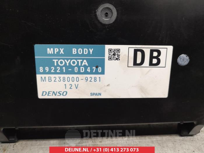 Toyota Yaris Computer Body Control O348366