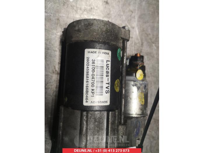 Gebruikte Startmotor Hyundai i20 (GBB) 1.2i 16V Prijs € 25,00 Margeregeling aangeboden door V.Deijne Jap.Auto-onderdelen BV
