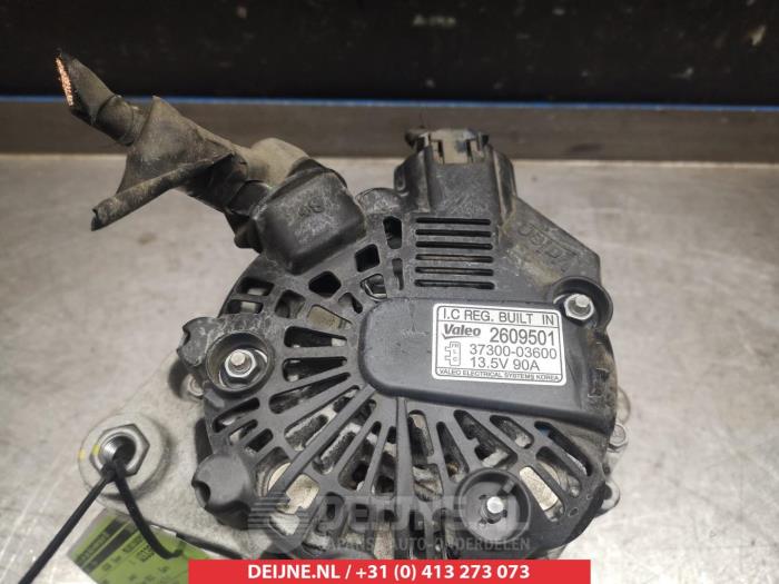 Gebruikte Dynamo Hyundai i20 1.2i 16V Prijs € 20,00 Margeregeling aangeboden door V.Deijne Jap.Auto-onderdelen BV