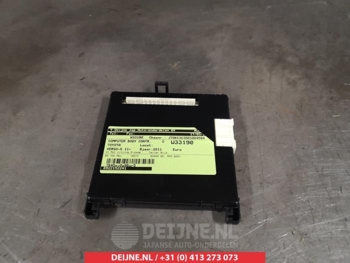 Gebruikte Computer Body Control Toyota Verso S 1.4 D-4D Prijs € 100,00 Margeregeling aangeboden door V.Deijne Jap.Auto-onderdelen BV