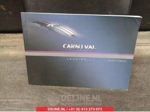Kia Carnival Instruction Booklet O263504 photo 2