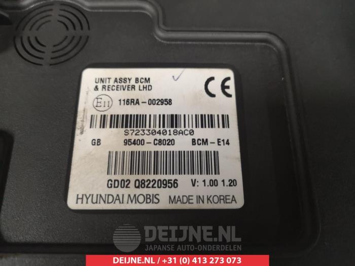 Gebruikte BCM Hyundai i20 (GBB) 1.2i 16V Prijs € 80,00 Margeregeling aangeboden door V.Deijne Jap.Auto-onderdelen BV