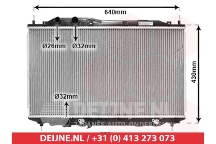 Honda Civic IMA Radiateur O9990005654