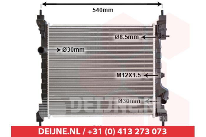 Chevrolet Spark Radiator O9990005362