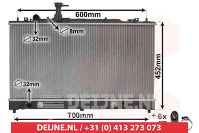 Mazda 6 Radiateur O9990005402