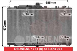 Nieuwe Radiateur Mazda CX-3 Prijs € 94,30 Inclusief btw aangeboden door V.Deijne Jap.Auto-onderdelen BV