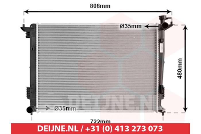 Hyundai IX35 Kühler O9990005459