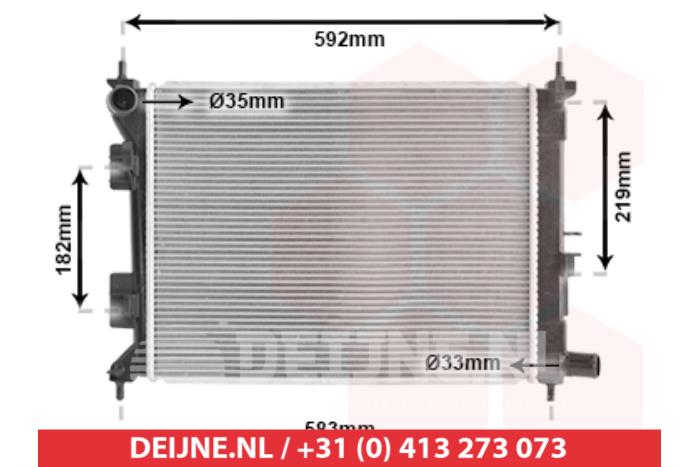 Hyundai I20 Kühler O9990005484