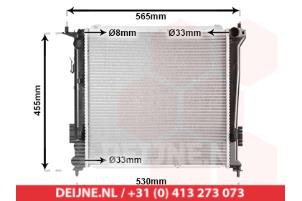Gereviseerde Radiateur Kia Ceed Prijs € 104,10 Inclusief btw aangeboden door V.Deijne Jap.Auto-onderdelen BV
