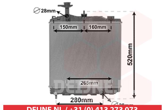Mitsubishi Space Star Radiator O9990005612