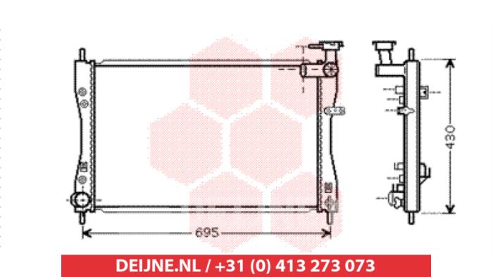 Mitsubishi Colt Radiateur O9990005649