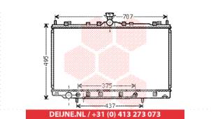 Nieuwe Radiateur Mitsubishi Grandis Prijs € 102,49 Inclusief btw aangeboden door V.Deijne Jap.Auto-onderdelen BV