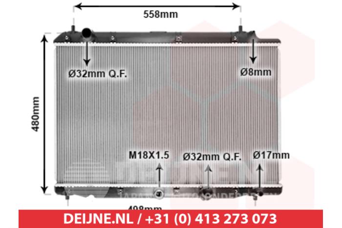 Honda CR-V Radiator O9990005690