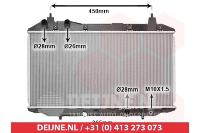 Honda Civic Radiateur O9990005691