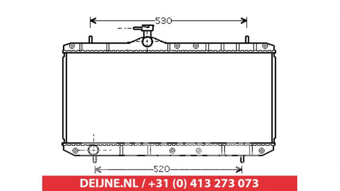 Suzuki Liana Kühler O9990005744