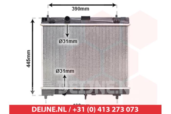 Toyota Yaris Radiateur O9990005810