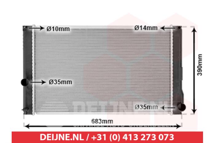 Toyota Prius Kühler O9990005835