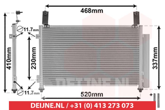 Chevrolet Matiz Airco Condensor O9990005926