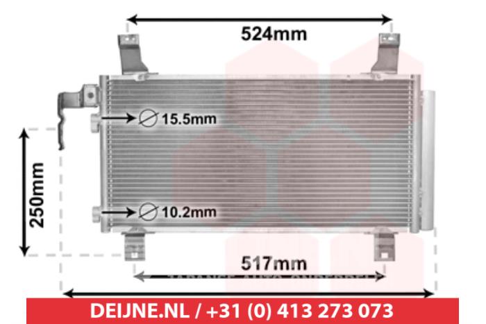 Nieuwe Airco Condensor Mazda 6 Prijs € 58,00 Inclusief btw aangeboden door V.Deijne Jap.Auto-onderdelen BV