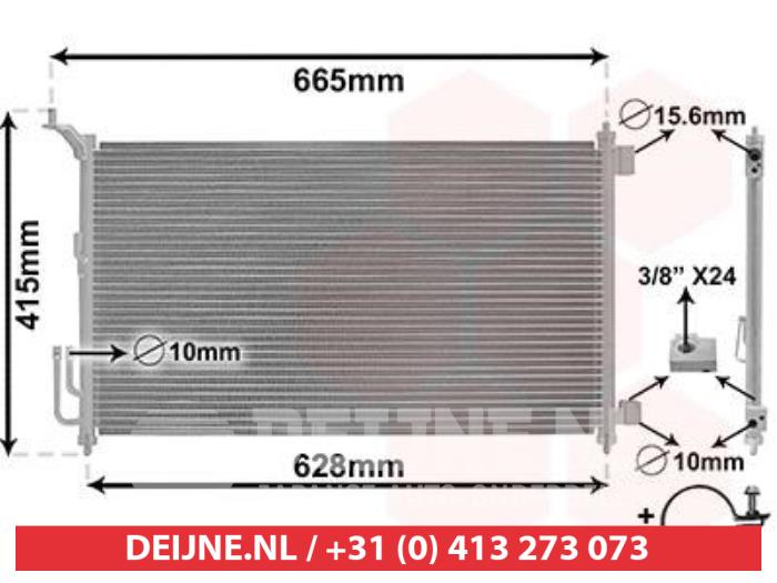 Nieuwe Airco Condensor Nissan Juke Prijs € 47,11 Inclusief btw aangeboden door V.Deijne Jap.Auto-onderdelen BV
