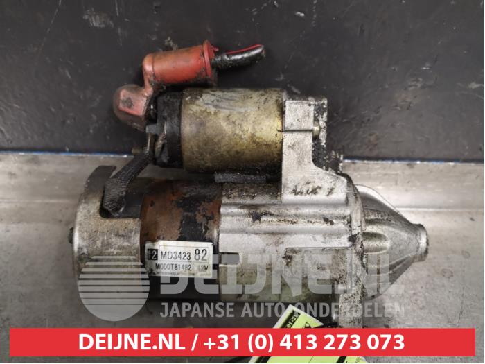 Gebruikte Startmotor Mitsubishi Galant (EA/EC) 2.5 V6 24V Prijs € 25,00 Margeregeling aangeboden door V.Deijne Jap.Auto-onderdelen BV