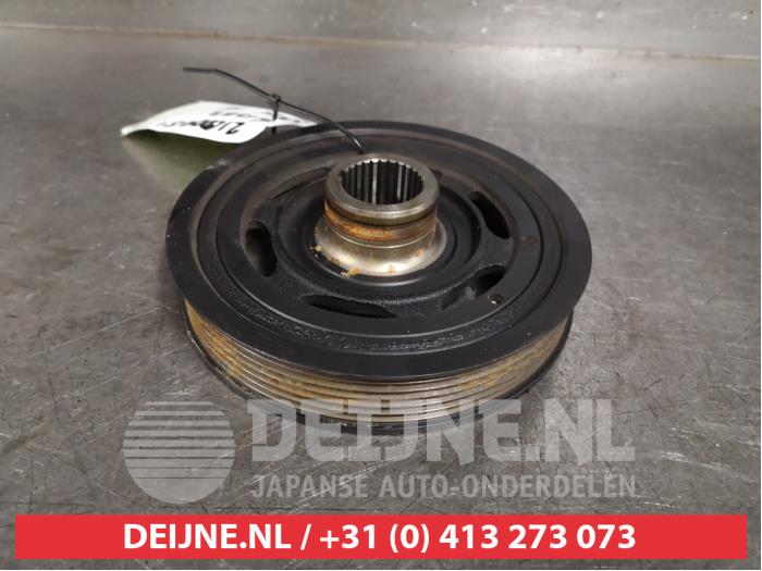 Gebruikte Poelie Krukas Honda Jazz (GK/GP) 1.3 -i-VTEC 16V Prijs € 35,00 Margeregeling aangeboden door V.Deijne Jap.Auto-onderdelen BV