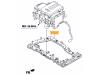 Subframe van een Hyundai Ioniq, 2016 / 2022 EV, Liftback, Elektrisch, 88kW (120pk), FWD, EM09, 2016-03 / 2019-08, AEB5E11 2018