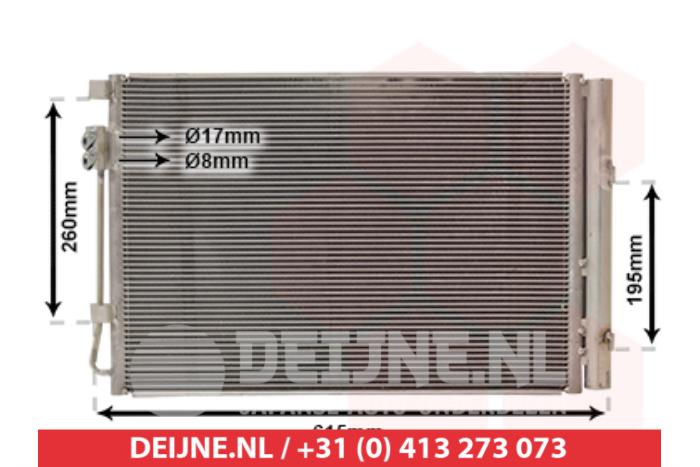 Kia Rio Airco Condensor O9990006019
