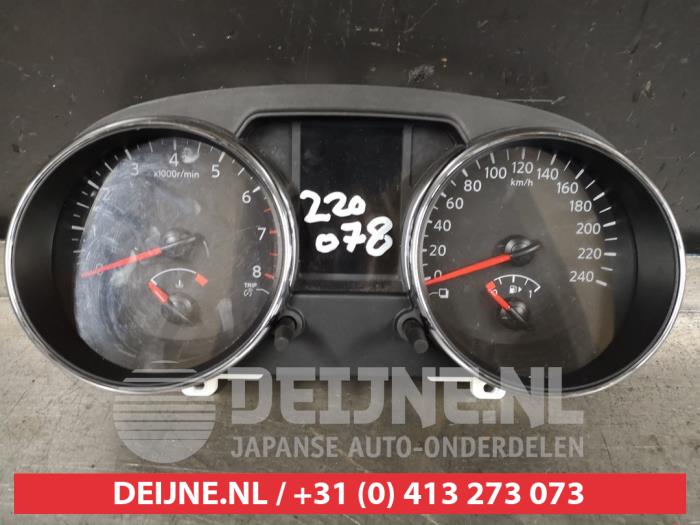 Nissan Qashqai Tacho - Kombiinstrument KM O412551