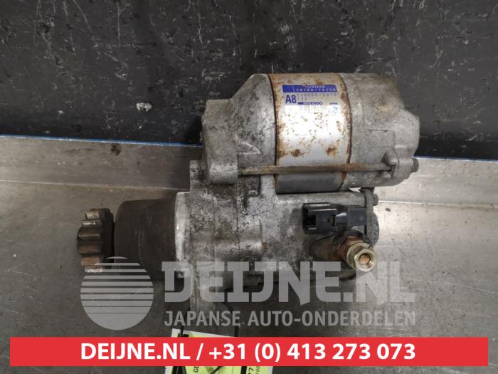 Gebruikte Startmotor Toyota RAV4 (A1) 2.0i,SR 16V 4x4 Prijs € 30,00 Margeregeling aangeboden door V.Deijne Jap.Auto-onderdelen BV
