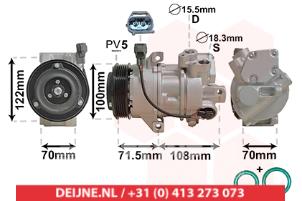 Nieuwe Aircopomp Mitsubishi Colt Prijs € 296,45 Inclusief btw aangeboden door V.Deijne Jap.Auto-onderdelen BV