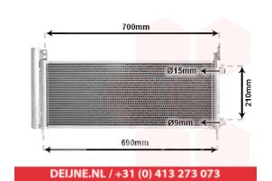 Nieuwe Airco Condensor Toyota Rav-4 Prijs € 129,01 Inclusief btw aangeboden door V.Deijne Jap.Auto-onderdelen BV