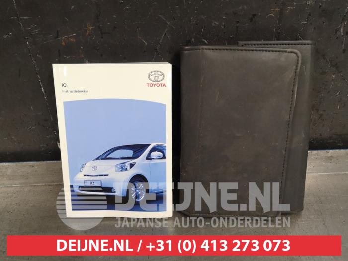 Toyota IQ Instructie Boekje O421918