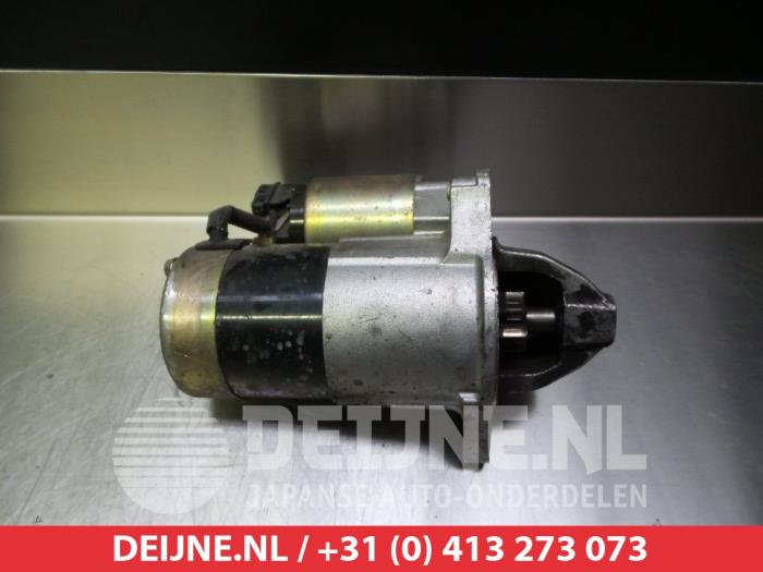 Gebruikte Startmotor Mazda Demio (DW) 1.3 16V Prijs € 20,00 Margeregeling aangeboden door V.Deijne Jap.Auto-onderdelen BV