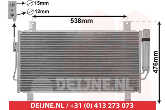Nieuwe Airco Condensor Mitsubishi Outlander Prijs € 63,44 Inclusief btw aangeboden door V.Deijne Jap.Auto-onderdelen BV