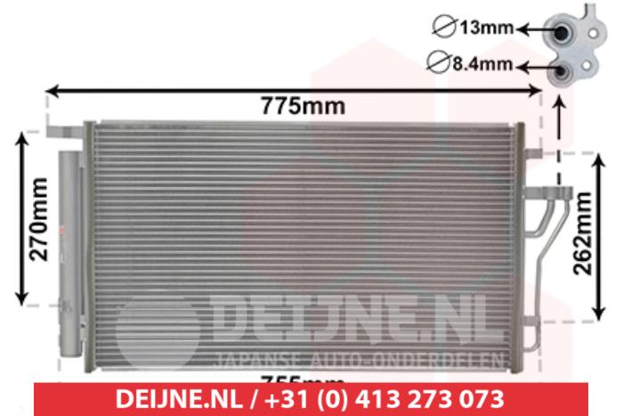 Kia Sportage Air conditioning condenser O9990006028