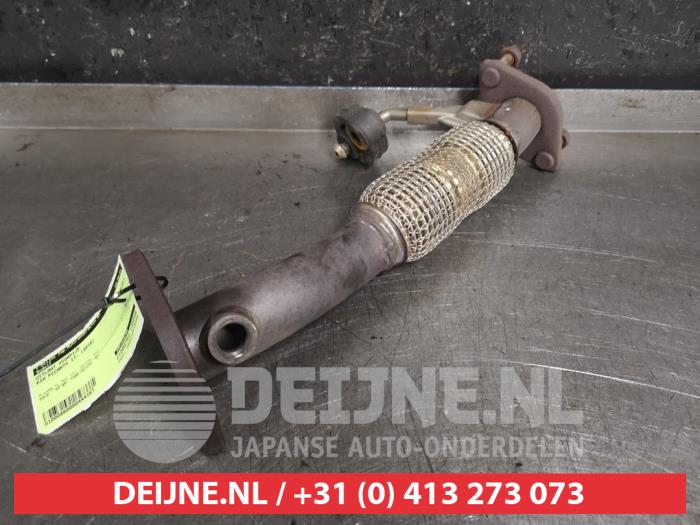 Uitlaat voorpijp van een Kia Picanto (JA) 1.2 CVVT 16V 2018