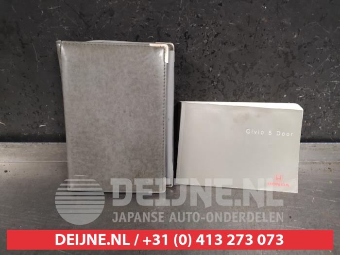 Honda Civic Instructie Boekje O448418