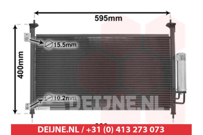 Nieuwe Airco Condensor Honda Civic Prijs € 61,63 Inclusief btw aangeboden door V.Deijne Jap.Auto-onderdelen BV