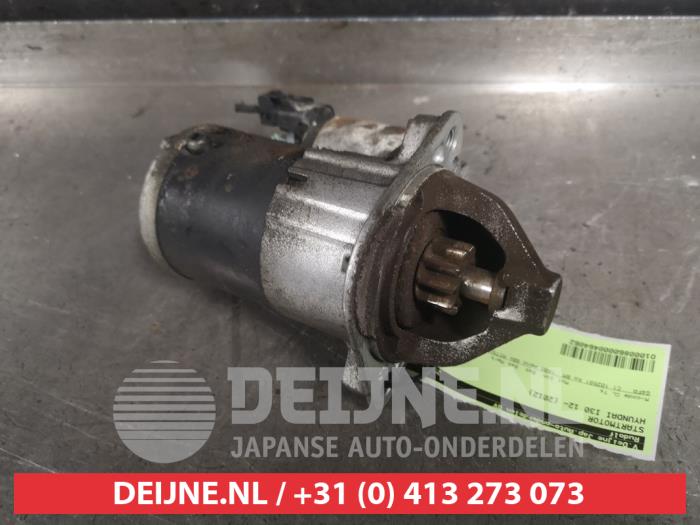 Gebruikte Startmotor Hyundai i30 (GDHB5) 1.4 16V Prijs € 30,00 Margeregeling aangeboden door V.Deijne Jap.Auto-onderdelen BV