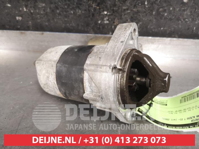 Gebruikte Startmotor Nissan Almera Tino (V10M) 1.8 16V Prijs € 30,00 Margeregeling aangeboden door V.Deijne Jap.Auto-onderdelen BV