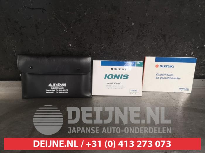 Suzuki Ignis Instructie Boekje O476977