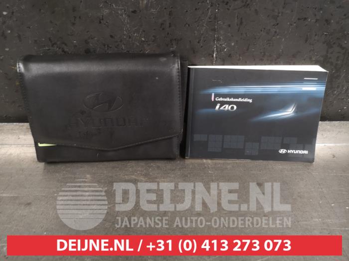 Hyundai I40 Instructie Boekje O484426