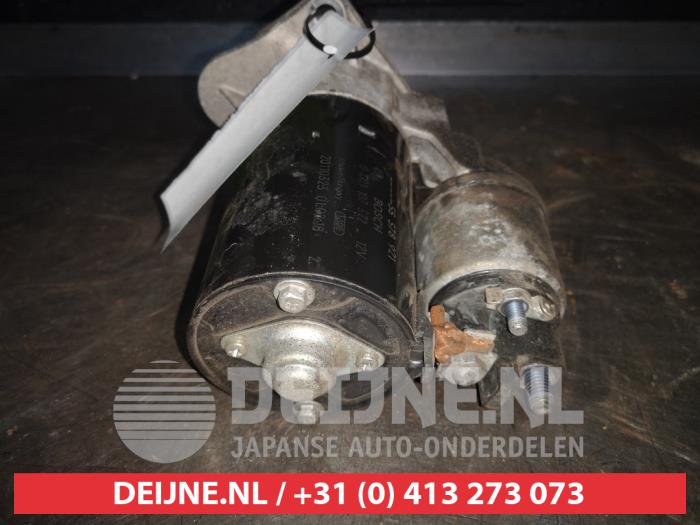 Startmotor van een Daewoo Aveo 1.2 16V 2011