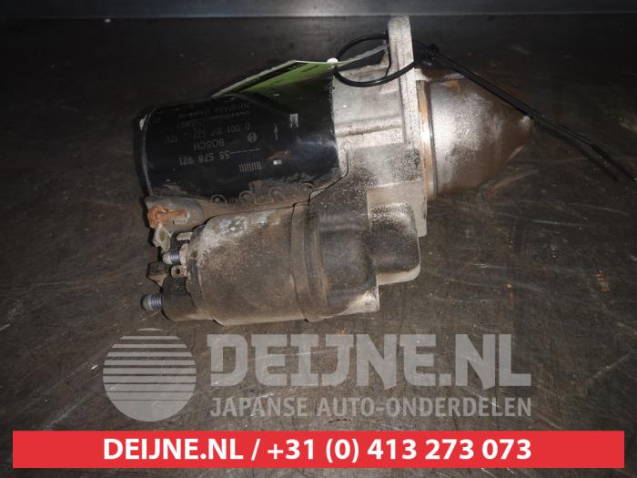 Startmotor van een Daewoo Aveo 1.2 16V 2011