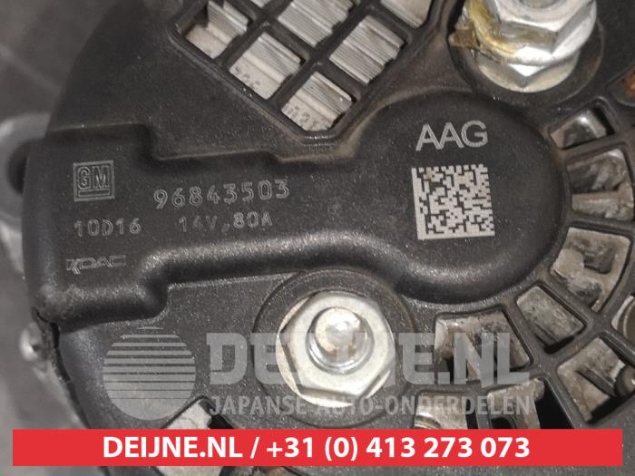Dynamo van een Daewoo Spark 1.0 16V 2010