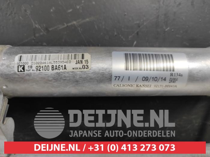 Airco Condensor van een Nissan Juke (F15) 1.2 DIG-T 16V 2015